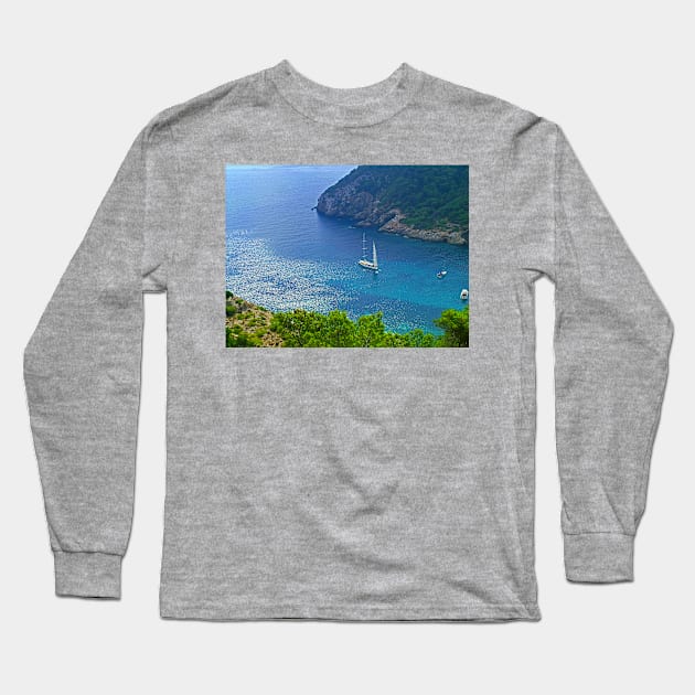 Cala Llonga Bay III Long Sleeve T-Shirt by tomg